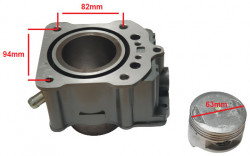 Set motor 4T 200cc ATV Viper (racire apa)-3