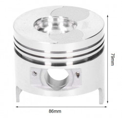 Piston generator Diesel 186FA Ø86 mm (10 CP)-dim
