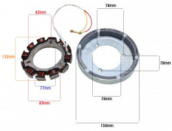 Volanta + magnetou motor diesel 186F
