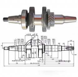 Ambielaj generator conic 13CP 