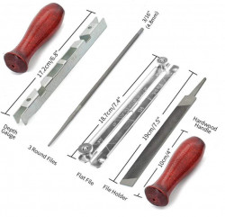 Set 6 pcs pentru ascutirea lantului drujbei