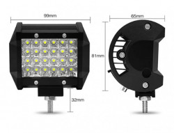 Barre de projecteurs à Led 72W, 24 LEDs (10cm)