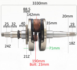 Ambielaj ATV CF Moto 500cc (0180-041000)