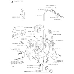 Custodia completa per motosega Husqvarna 340, 345, 350 - Img 5