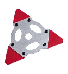 Disc motocoasa cu 3 cutite (zimtate)