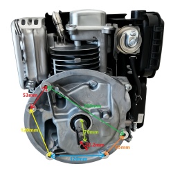 Motor Loncin LC1P65FE-F 4 CP ax vertical (22.2mm x 70mm)