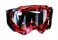 Gogle ATV / Enduro / Motor Cross (czerwone) - Img 3