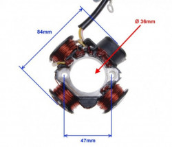 Magnetou scuter Suzuki 5 fire-dim