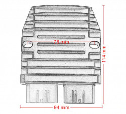 Regulator tensiune ATV Cf Moto, Beneli