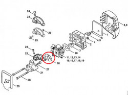 Set 10 buc garnituri carburator motocoasa Stihl FS55