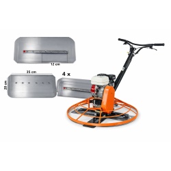 Set 4 palete / lame flotoare pentru elicoptere beton (200 x 355 mm)