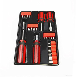 Set of 4 screwdrivers with 19 accessories - Img 4