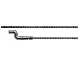 Stop cable for cultivator / lawn mower 180 cm with end