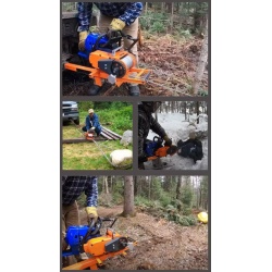 Troliu portabil pentru drujba (pana la 1800 kg) Holzfforma 