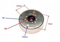 Volanta magnetou scuter Yamaha, Minarelli, Aprilia-3