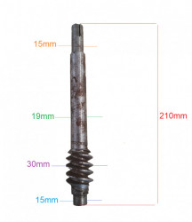 Ax melcat pentru motocultor Szentkiraly Mini