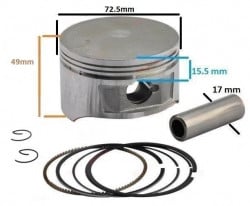 Piston ATV Linhai 300cc (72.5mm)-dim
