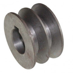Διπλή τροχαλία ηλεκτροκινητήρα 24mm x 77mm