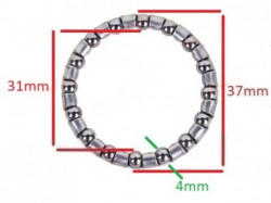 Coronita bicicleta dim 37x31mm Ø 4mm