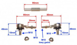Bieleta de directie cu capete bara ATV 110cc (buc)
