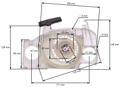 Стартер моторен трион Stihl 170 2-MIX, 180 2-MIX