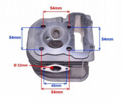 Chiulasa scuter HONDA WH125cc 4T-dim