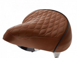 Bicycle seat (brown) with springs and staple - Img 3