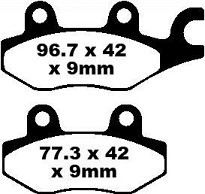 Placute frana scuter Kymco, Yamaha, Suzuki (Nr 14)