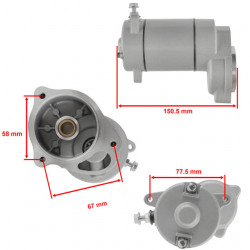 Electromotor Atv Polaris 250-400cc