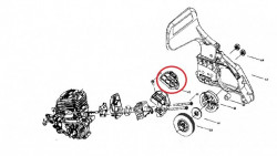 Filtru aer drujba Partner P340S, P350S, P360S, Talon AC3110A6 (complet) - Img 2