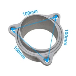 Flansa absorbtie aluminiu 3 toli