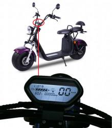 Kilométrage du scooter électrique City Coco (60V) modèle 1
