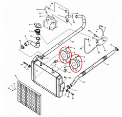 Ventilator racire radiator ATV Linhai 300cc