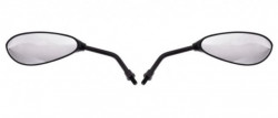 Oglinzi moto "lacrima" negre M 10