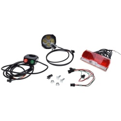 Set lumini E-BIKE 12-60V (fata - spate)