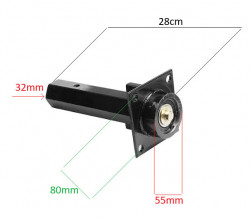 Manicor cu flansa si rulment 32mm (186F)