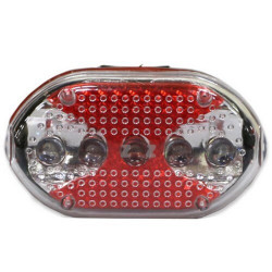 Stop vélo (5 LED) blanc et rouge