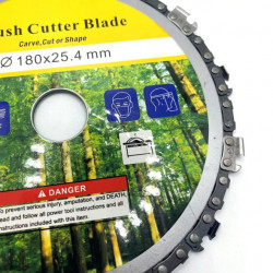 Disc motocoasa cu lant de drujba 235mm x 25.4