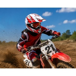 Casca ATV / Enduro Negru mat (XL)