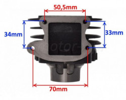 Set motor scuter 80cc Kymco (cu muzicuta pe cilindru) AC