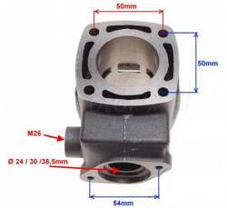 Set motor scuter Kymco Dink Super 9 50cc, (racire apa)