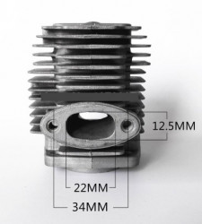Комплект цилиндър за моторна пръскачка Tu26 (33mm) - Img 5