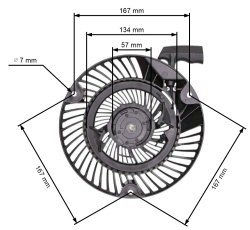 Briggs&amp;Stratton 700, 750 DOV, 3470 εκκινητής μηχανής