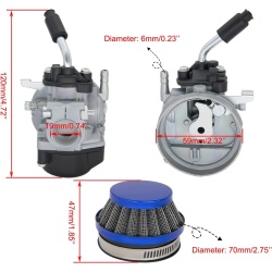 Carburator Pocket Bike (model 2)