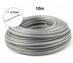 Fil d'acier rond de 2,7 mm x 10 m