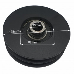 Honda-kompatible Kupplung 128mm x 20mm (2 Kanäle 13mm) - Img 2