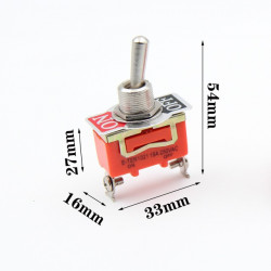 Interrupteur simple 15A 250V (2 pantoufles) - Img 2