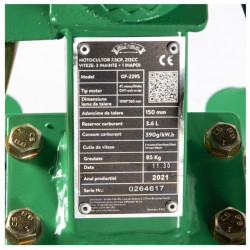 Motocultor 7,5CP, 212CC, viteze: 3 inainte + 1 inapoi