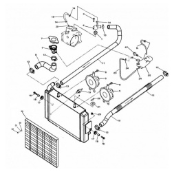 Radiator ATV Linhai 300cc OEM 22904T