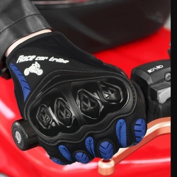 Manusi cu protectie Pro Biker (albastre)